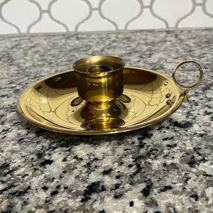 Vintage Baldwin Brass Candle Holder